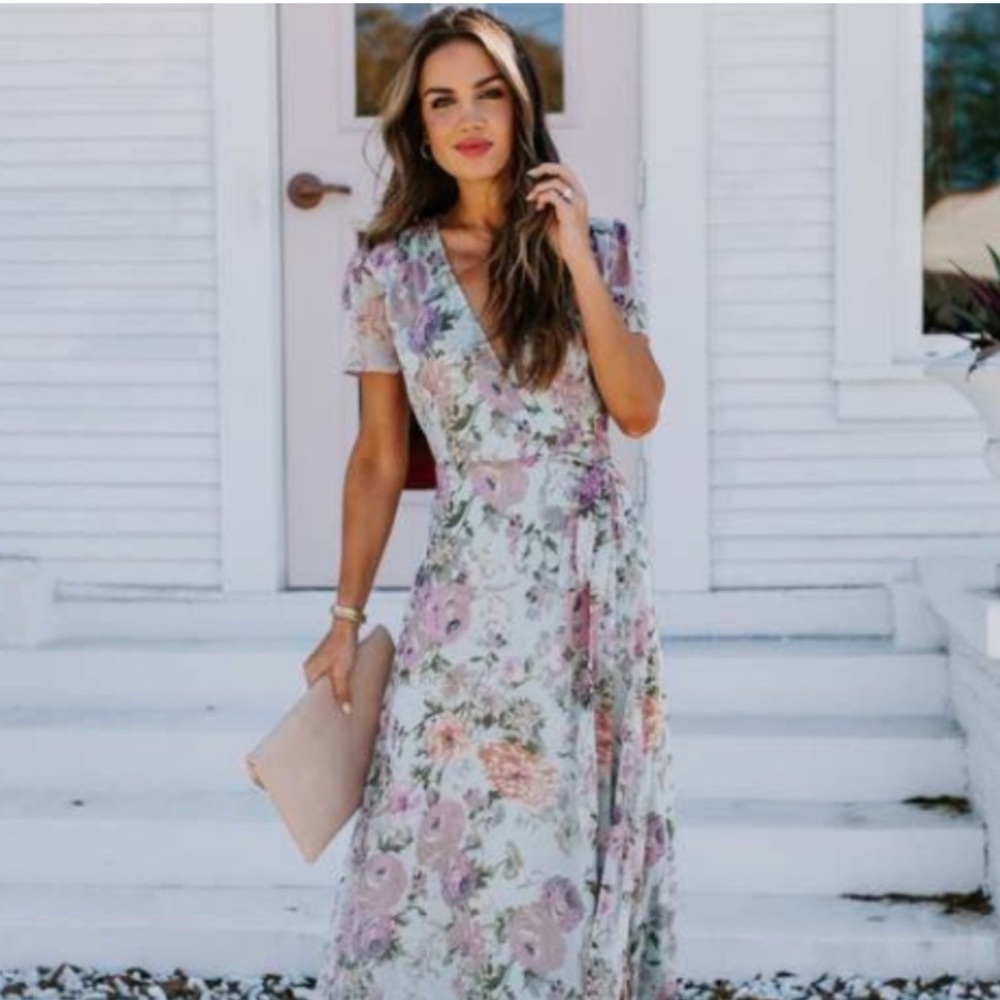 Vici Floral Wrap Dress